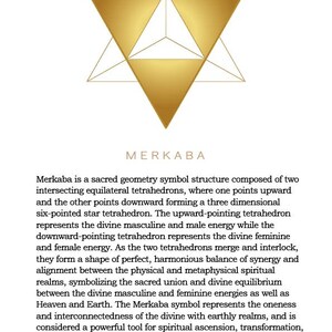 Merkabah Sacred Geometry Symbol-Merkaba Gold-Home Décor Wall Art-Easy to Print PDF-Gift Ideas-Kabbalah-Star Tetrahedron-HALELUYA DOWNLOAD