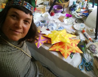 HALELUYA Queen Esther Purim Crafts Party-Coloring Crafting Activities-Sacred Soul Art-90 min Online Event-LIVE-Book NOW