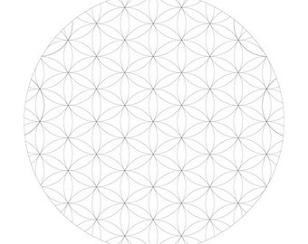 Flower Of Life Rays-Printable Coloring Page-Feel Inner Peace Frequencies-Sacred Geometry Art-Spiritual Ancient Secret Elements-DOWNLOAD NOW