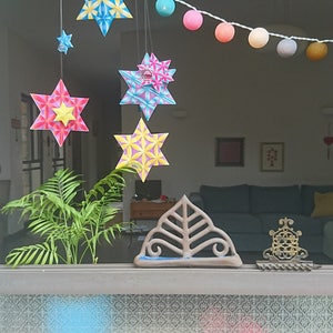 Set of 8 Hanukkah Decorations Printable Templates-3d - Etsy Israel
