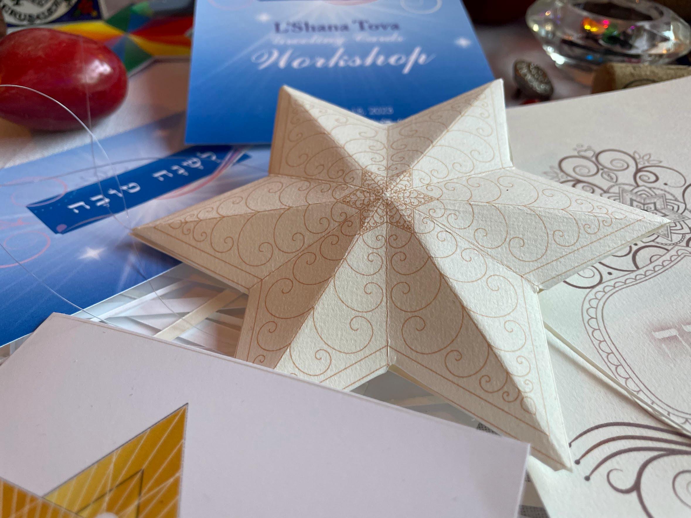 Sukkah Crafts-papercraft Stars of David-sukkot Party Decorations-3d ...