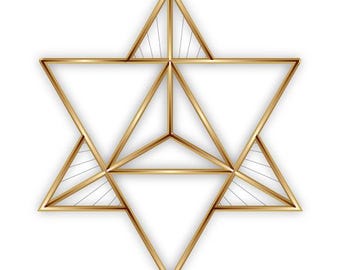 Merkaba מרכבה Merkavah-wall Décor Art-sacred Geometry Symbol-a4