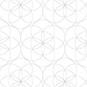 以下が含まれることがあります： 重なり合う円の幾何学模様が繰り返される白黒の線画。左下隅にはヘブライ語の「הללויה」というテキストが表示され、右下隅にはソーシャルメディアのアイコンと共に「zebratoys」というテキストが表示されています。