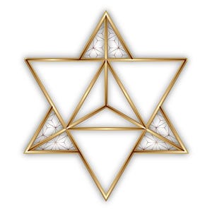 Merkaba Sacred Geometry-Merkabah-Merkavah-Kabbalah Wall Décor-Ascension Artwork Print-A4 PDF-Geometric Star Tetrahedron-DOWNLOAD HALELUYA