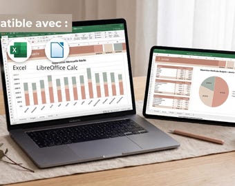 Tableau Budget Google Sheet, Excel & Libre Office Calc