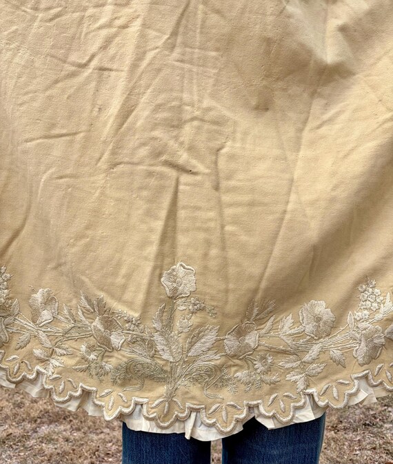 Antique Victorian Edwardian Cape Wool & Silk Bridal - Gem