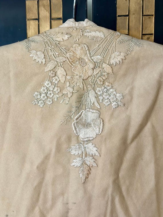Antique Victorian Edwardian Cape Wool & Silk Bridal - Gem