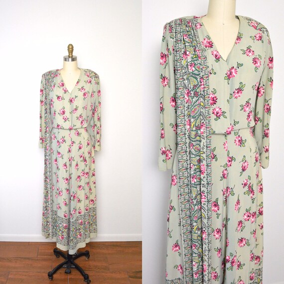 1940s floral dress