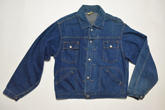 Vintage Denim Jacket Jean Ranchcraft JC Penney 195