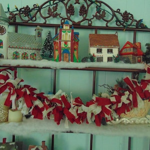Christmas Rustic Rag Garland