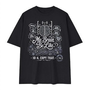 Camiseta con humor sobre fallos tecnológicos: sobrecarga del sistema, error 404 (algodón unisex)