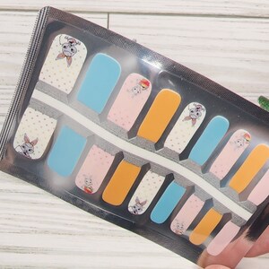 Bunny Kids Nail Polish Wraps: Easter Nail Art Stickers