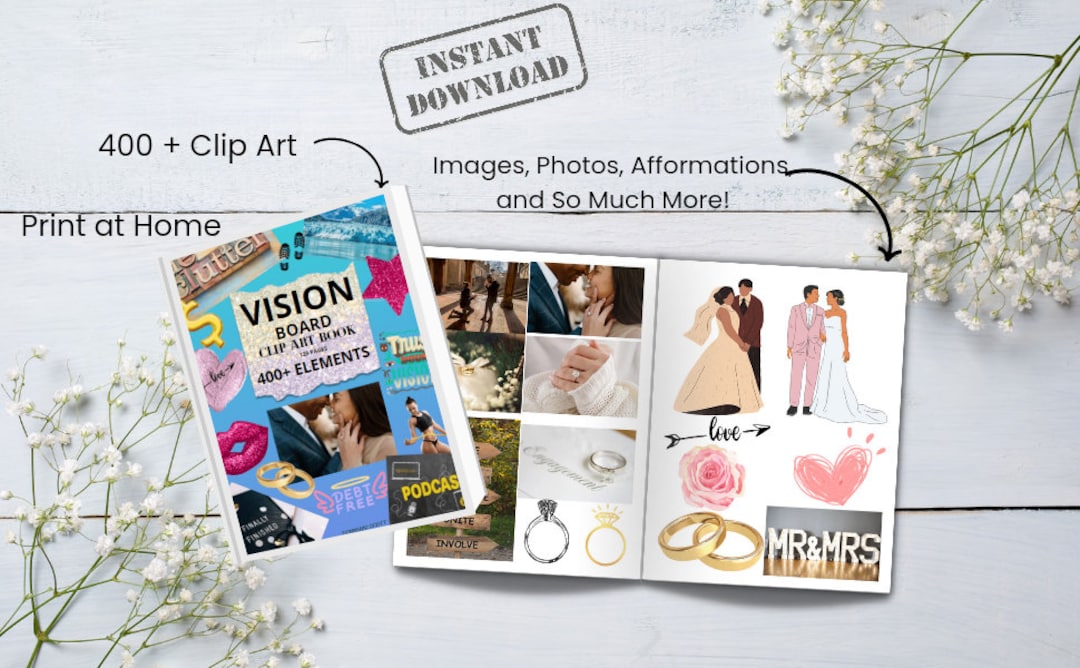 Vision Board Printables Dream Board Kit Vision Board Kit Printable