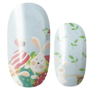 Easter Bunny nail polish wraps| nail polish stickers| nail strips| nail art |nail decals| nail polish strips| nail stickers|easter nails