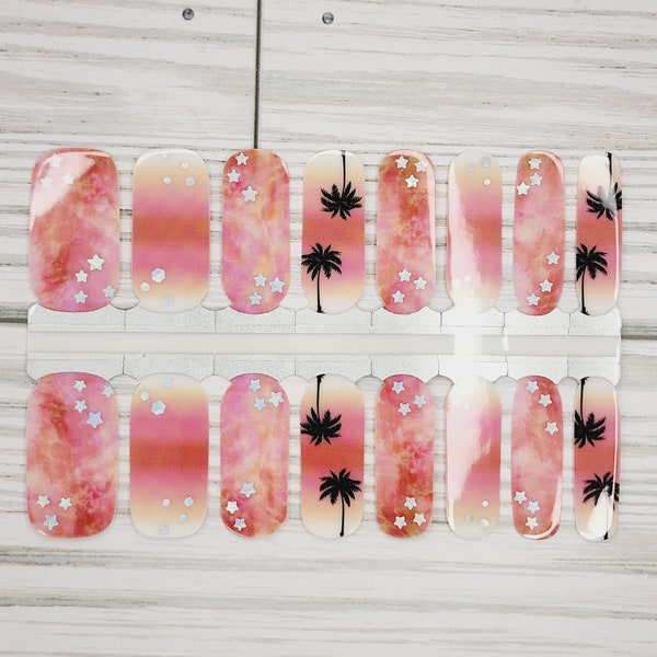 Palm Tree Nails - Etsy