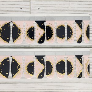 Pink graphite nail wraps, nail polish wraps, 100% nail polish stickers, nail polish strips, nail decals, nail art, pink nail wrap, nail wrap