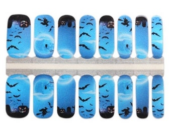 Halloween Nail Polish Wraps: Spooky Nail Art Stickers