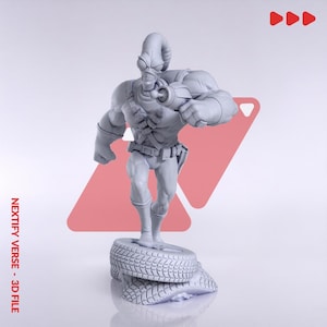 Earthworm Jim - Jogo de Plataforma Retrô - Arquivo STL de 20 cm