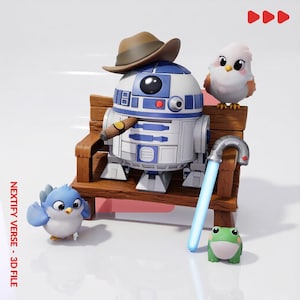 Chibi R2-D2 - Star Wars STL File