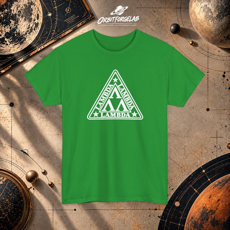Revenge of the Nerds Lambda Lambda Lambda Greek Letter Symbol T-Shirt image 6