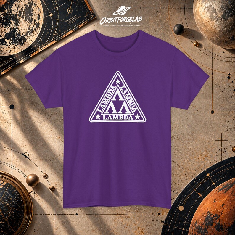 Revenge of the Nerds Lambda Lambda Lambda Greek Letter Symbol T-Shirt image 10
