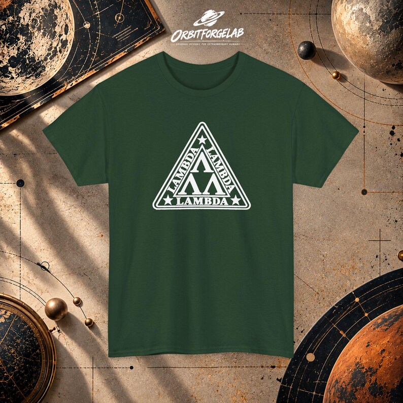 Revenge of the Nerds Lambda Lambda Lambda Greek Letter Symbol T-Shirt image 5