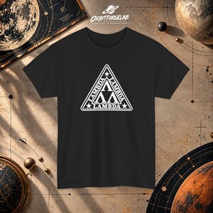 Revenge of the Nerds Lambda Lambda Lambda Greek Letter Symbol T-Shirt image 1