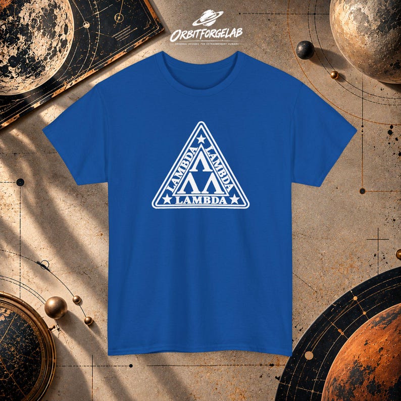 Revenge of the Nerds Lambda Lambda Lambda Greek Letter Symbol T-Shirt image 8