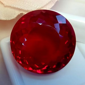Fantastic Mogok Piegon Round Cut Blood Ruby  48-50 Ct Natural Loose Certified Gemstone For Pendent And Jewellery Making Gemstone SS259