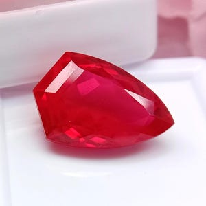 Stunning Red Ruby Mozambique Fancy Cut 8-9 Ct Loose Natural Certified Gemstone Best For Ring Making and AAA Necklace Top Quality Stone BD212