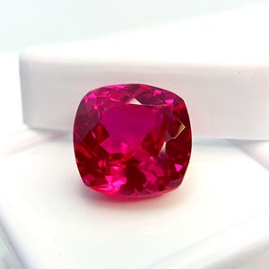 Flawless Pink Ruby Cushion Shape 10-12 Ct Loose Certified Natural For Making Jewelry and Pendant Top Top Quality Gemstone AB195
