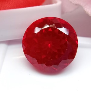 Rubí natural de Mozambique, talla redonda, 11-12 quilates, gema suelta certificada, ideal para la fabricación de anillos y joyería. Piedra de la mejor calidad. BD200