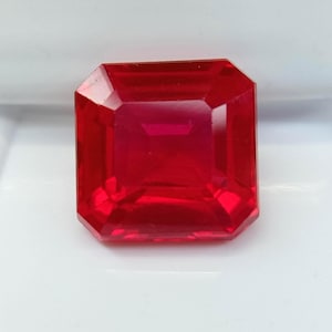 Flawless Natural Red Ruby 9-11 Ct Square Cut Loose Certified Gemstone For Rings Making and Pendant Top Best Quality Superb Gemstone AB093