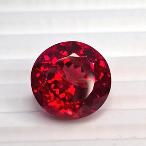 Certified Red Ruby Natural Round Cut 16-18 Ct Loose Gemstone Jewelry Earing Making Ruby Top Quality Gemstone GB057