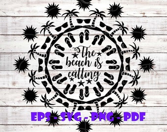Download Beach Mandala Etsy PSD Mockup Templates