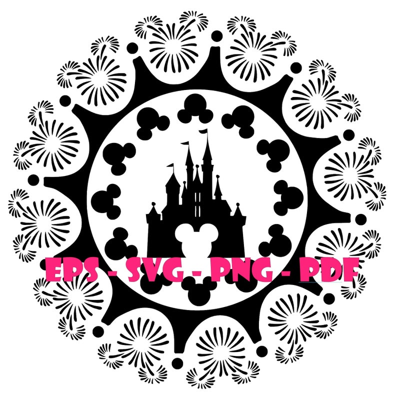 Download Disneyworld Mickey fireworks castle hidden mickey mandala ...