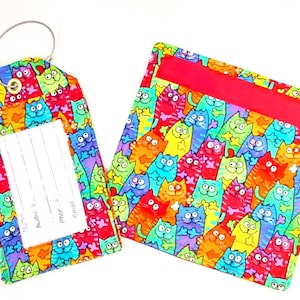 Luggage Tag, Luggage Tag with Luggage Handle Wrap Set, Baggage Handle Cover, Suitcase Handle Wrap