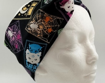 Tarot Card Print Knit Headband, Stretchy Headband, Knit Headband for Women, Hair Accessory