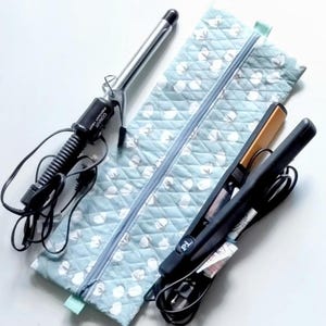 Estojo para ferramentas de cabelo, Bolsa de viagem para ferramentas de cabelo, Bolsa de viagem para cuidados com o cabelo, Bolsa para ferramentas de cuidados com o cabelo, Bolsa de viagem para cuidados com o cabelo