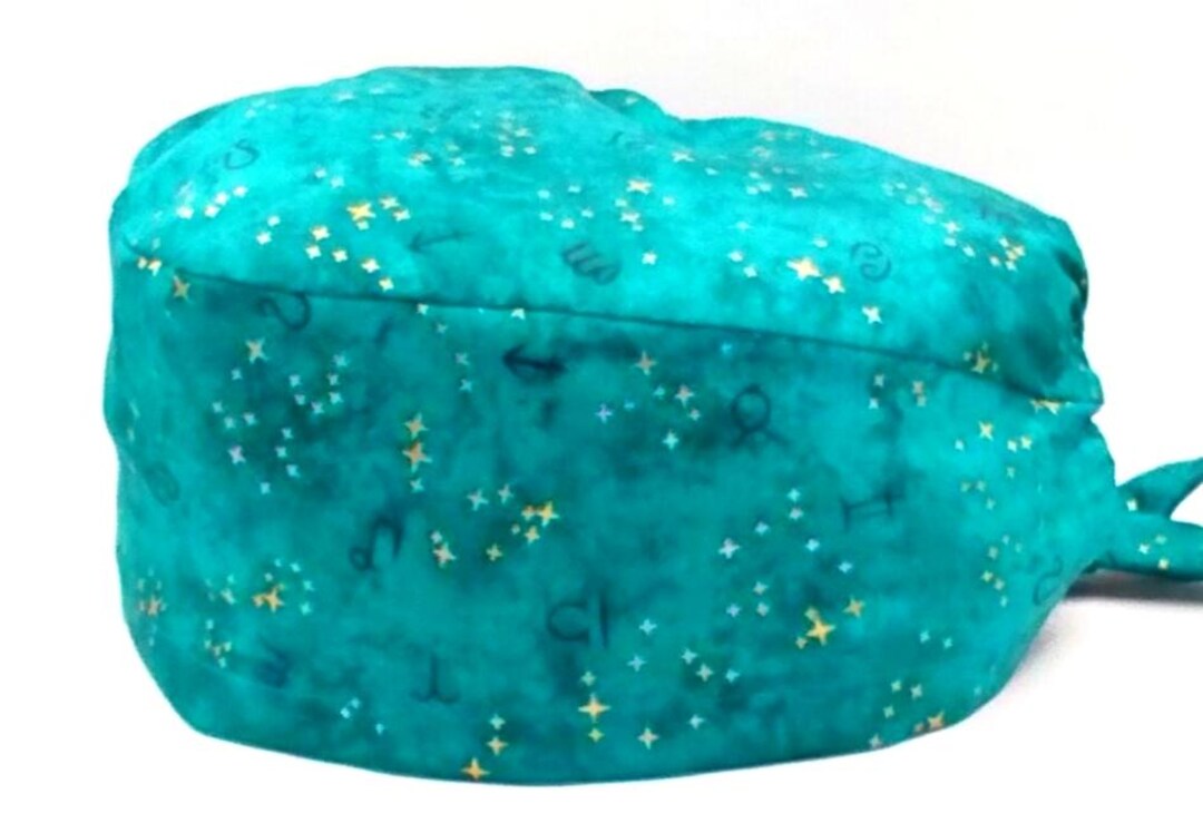 Star Sign Cap Scrub Cap, Zodiac Sign Scrub Cap, Astrology Sign Print Scrub Cap - Etsy