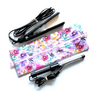 Estojo para ferramentas de cabelo, Bolsa de viagem para ferramentas de cabelo, Bolsa de viagem para cuidados com o cabelo, Bolsa para ferramentas de cuidados com o cabelo, Bolsa de viagem para cuidados com o cabelo
