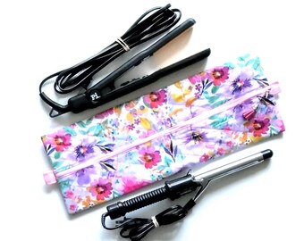Hair Tools Case, Hair Tools Travel Bag, Hair Care Travel Bag, Hair Care Tool Pouch, Hair Care Travel Bag, Back to School Accessories