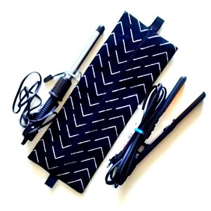 Estojo para ferramentas de cabelo, Bolsa de viagem para ferramentas de cabelo, Bolsa de viagem para cuidados com o cabelo, Bolsa para ferramentas de cuidados com o cabelo, Bolsa de viagem para cuidados com o cabelo