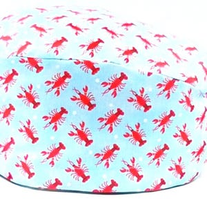 Scrub Cap, Crawfish Print Scrub Cap