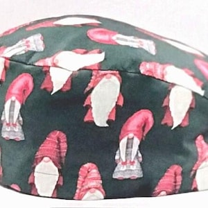 Scrub Cap, Winter Gnomes Scrub Cap, Winter Gnomes Surgical Cap