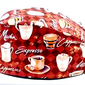 Scrub Cap, Coffee Print Scrub Cap, Coffee Print Surgical Cap