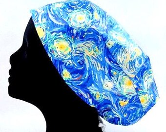 Euro Scrub Cap, Adjustable Euro Scrub Cap