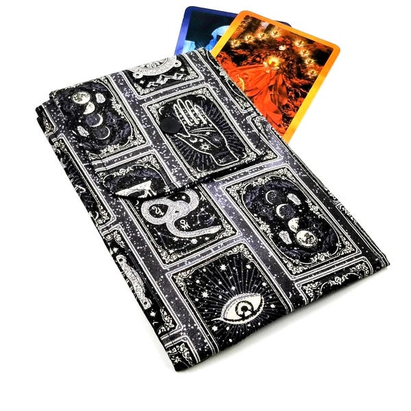 Tarot Bag, Tarot Card Pouch,  Oracle Card Pouch, Tarot Bag Envelope