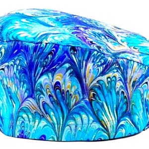 Scrub Cap, Rainbow Blue Print Scrub Cap, Rainbow Blue Surgical Cap