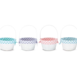 Personalized Gingham Easter Basket Make Holiday Preparations Stylish and Special image 10